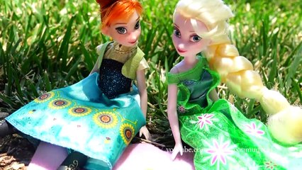 Juguetes en español de Frozen - Elsa, Anna y Olaf con muñecas de Frozen Fiebre congelada