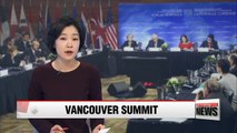 Twenty top diplomats show support for inter-Korean dialogue at Vancouver meeting