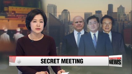 National security chiefs of S. Korea, U.S., and Japan hold meeting on N. Korea