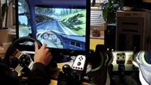 Euro Truck Simulator 2 |146 km/h |2500BHP mod |Logitech G27 |delivery |crash |feet/pedals cam