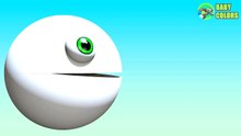 ⚽ Learn COLORS With 3D Soccer Ball And PACMAN For