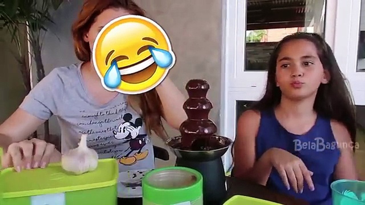 DESAFIO DO CHOCOLATE - Deu Muito Ruim COMIDA DE VERDADE Alho, Cebola, Brincadeira muito Meleca