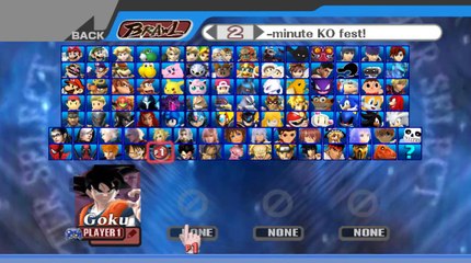 Goku in Super Smash Bros Brawl