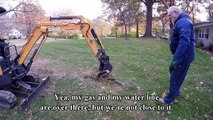 Shaking In It's Roots: How to Deal with Surface Tree Roots in Your Lawn with Case Mini-Excavator!