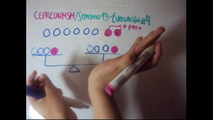 CEPREUNMSM Semana 13 (Pesadas -balanzas)Lógico Matemático Evaluación Ejercicio 4