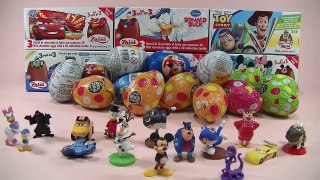 Surprise Eggs!!! Disney CARS Mickey Mouse Super Mario