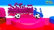 Learn Colors With 3d Truck Cars shape and Soccer Balls For Kids Toddlers Babies-aR2ckqx