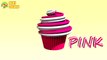Learn COLORS With 3D CUPCAKES For Kids Babies Toddlers-FAUUdogdNtI