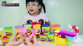 Làm kem làm bánh bằng đất sét Playdoh - Đồ chơi trẻ em | Creative Kids