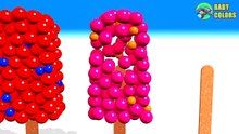 Learn Colors With Magic 3D Ice Cream