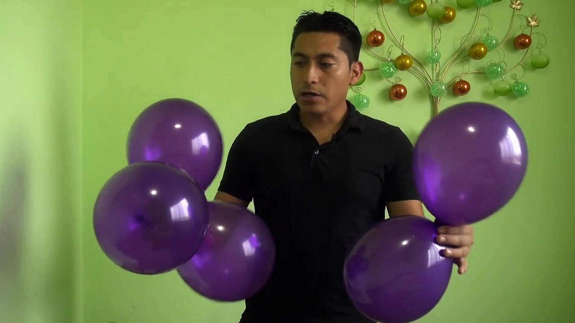 Racimo de uvas con globos comunión fácil y económico # 15 Видео