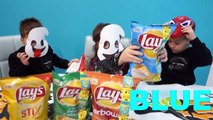 Learn Colors With Potato Kiddy Chips for children,Toddlers and Babies _ Bad Kids Learns Coulors-OxlA