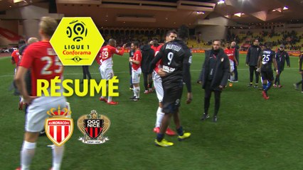 AS Monaco - OGC Nice (2-2)  - Résumé - (ASM-OGCN) / 2017-18