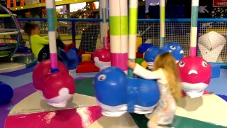 Kids playing on Indoor Playground! J