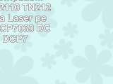 5 Toner Compatibili Brother TN2110  TN2120 Cartuccia Laser per Brother DCP7030 DCP7040