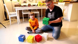 Learn Colors with LEGO Surprise Toys BOX Fami