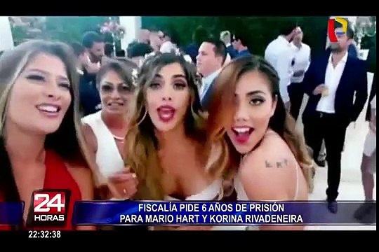 Fiscalía de Huaral pide 6 años de prisión para Mario Hart y Korina Rivadeneira