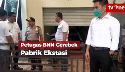 BNN Gerebek Pabrik Ekstasi di Perumahan
