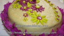 Recette de gateau danniversaire à la pate damande/My Birthday Cake with Marzipan-Sousoukitchen
