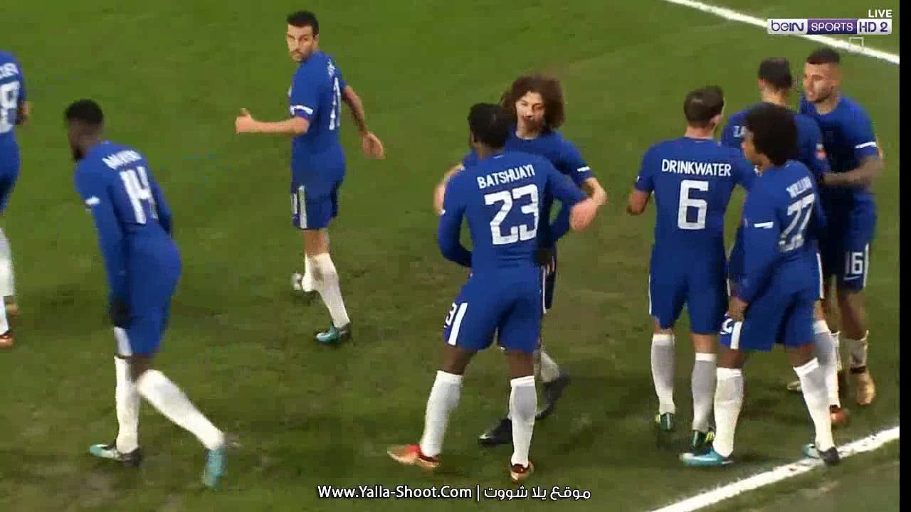 هدف مباراة تشيلسي ونوريتش سيتي بتاريخ 2018-01-18 كأس الإتحاد الإنجليزي
