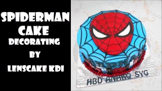 Spiderman Cake Decorating (Sequel) by LeNsCake Kdi
