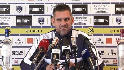 Conférence Le coach avant Bordeaux Lorient