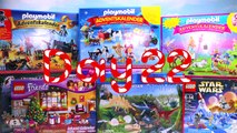 DAY 22 - 2016 Advent Calendar Collection!! 4 Playmobil, 2 Schleich, Lego Friends, City & Star Wars!!