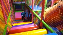 Playing Indoor Playground Kids Fun with Balls Toys Play cente for K