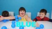 Balls Learning Colors with Kids and Surprise Eggs Learn colors and open eggs surprises for Baby