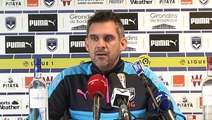 Conférence Jocelyn Gourvennec avant Guingamp Bordeaux