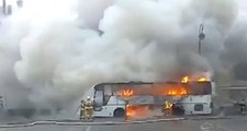 Kazakistan'da Facia: Otobüste Yangın Çıktı, 52 Kişi Yanarak Hayatını Kaybetti