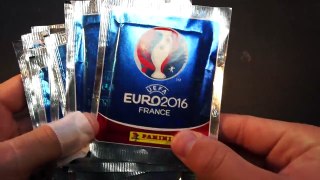 Panini UEFA EM 2016 15 Sticker Tüten Booster Unboxing