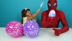Egg Surprise Challenge Balloons with Spider man and Sweet Baby - Balloons Surprise for Kids