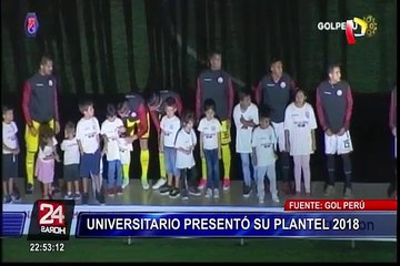 Universitario de Deportes presentó su Plantel 2018