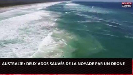 Australie : Deux adolescents sauvés de la noyade grâce à un drone (vidéo)