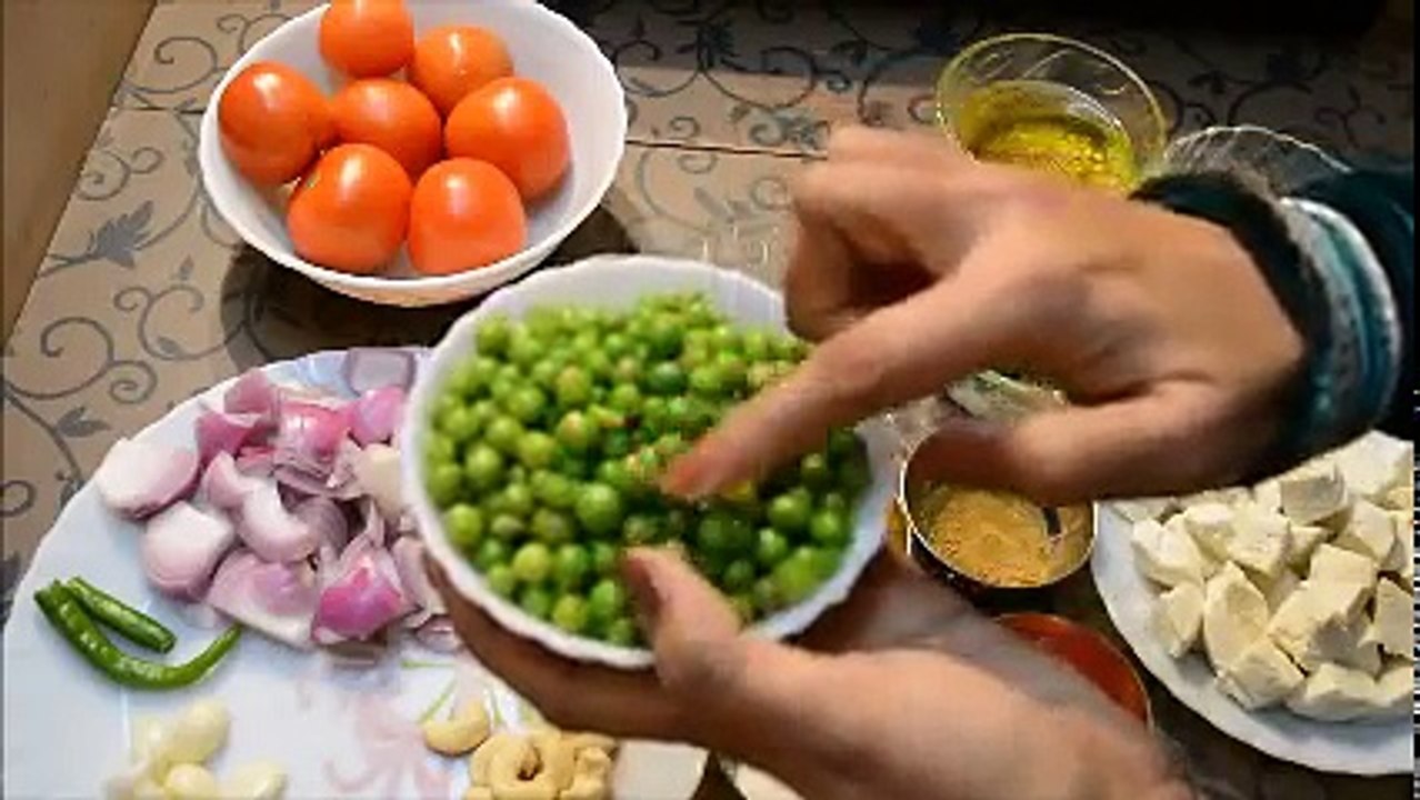 Restaurant Wala Matar Paneer/Recipe of Matar Paneer Easy and Quick Recipe