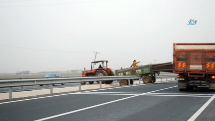 Fazla yakıt kullanmamak için trafiği böyle tehlikeye soktu