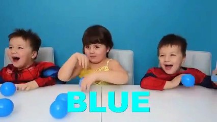 Balls Learning Colors with Kids and Surprise Eggs Learn colors and open egg