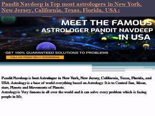 Pandit Navdeep – Best Astrologer in New York, New Jersey, California, Texas, Florida, and USA: