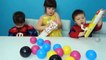 Balls Learning Colors with Kids and Surprise Eggs Learn colors and open eggs surprises f