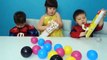 Balls Learning Colors with Kids and Surprise Eggs Learn colors and open eggs surprises f