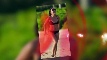 Janel Parrish Shows Off Bikini Body