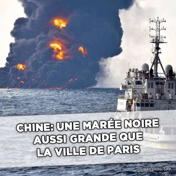 Chine: Une marée noire aussi vaste que la ville de Paris