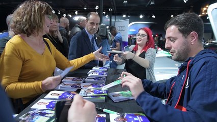 Les joueurs d'Anderlecht se rendent au Salon de l'Auto