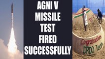 Agni-V Intercontinental ballistic missile successfully test fired by India | Oneindia News