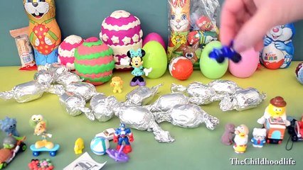 Kinder Surprise Eggs Play-Doh Eggs Easter Eggs Minnie Mouse Hello Kitty Spiderman