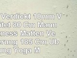 MMDP Verdickt 10mm Verbreitet 80 Cm Männer Fitness Matten Verlängerung 185 Cm Übung Yoga