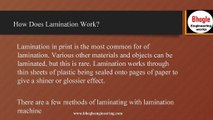 Lamination Machine