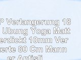 MMDP Verlängerung 185 Cm Übung Yoga Matten Verdickt 10mm Verbreiterte 80 Cm Männer