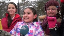 Sivas'ta çocuklar karın tadını çıkardı